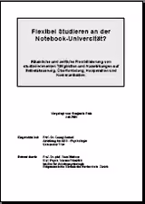 Flexibel Studieren an der Notebook-Universität?