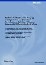 The Interactive Whiteboards, Pedagogy and Pupil Performance Evaluation