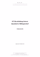 ICT-Berufsbildung Schweiz - Quantitativer Bildungsbedarf