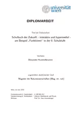 Schulbuch der Zukunft - interaktiv und hypermedial