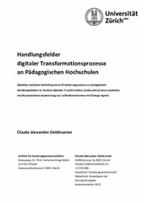 Handlungsfelder digitaler Transformationsprozesse an Pädagogischen Hochschulen