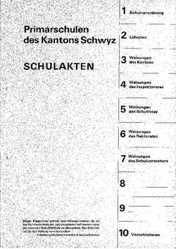 Lehrplan für die Primarschule
