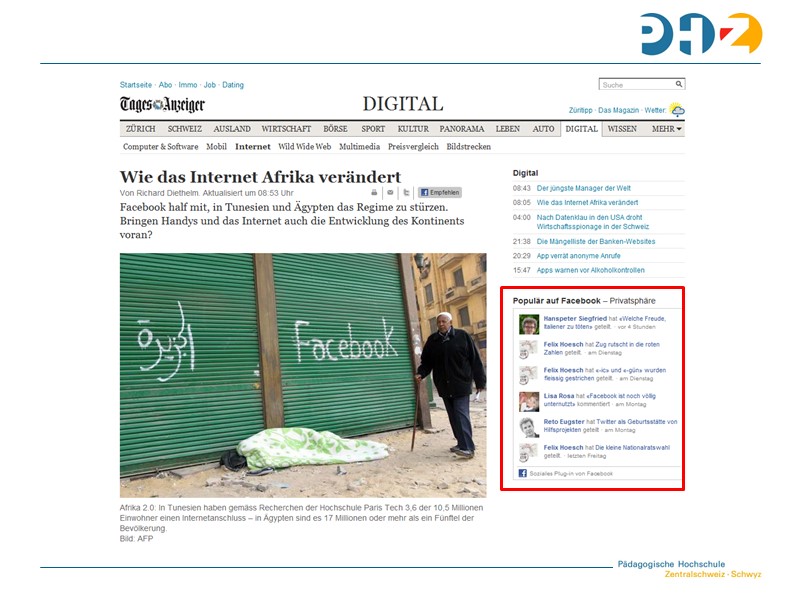 Der Empfehlungsmechanismus von Facebook (Teil II)