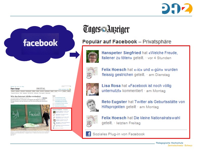 Der Empfehlungsmechanismus von Facebook (Teil III)