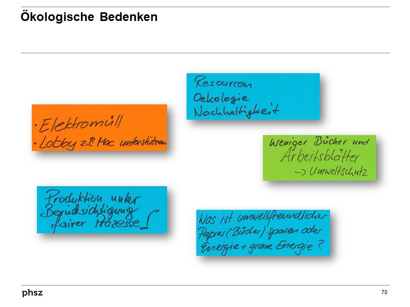 Ökologische Bedenken