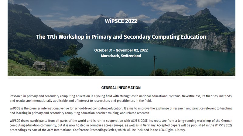 WiPSCE 2022