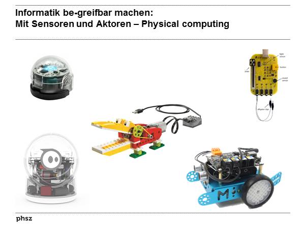 Mit Sensoren und Aktoren arbeiten