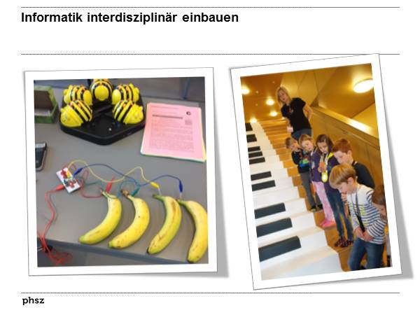 Informatik interdisziplinär einbauen