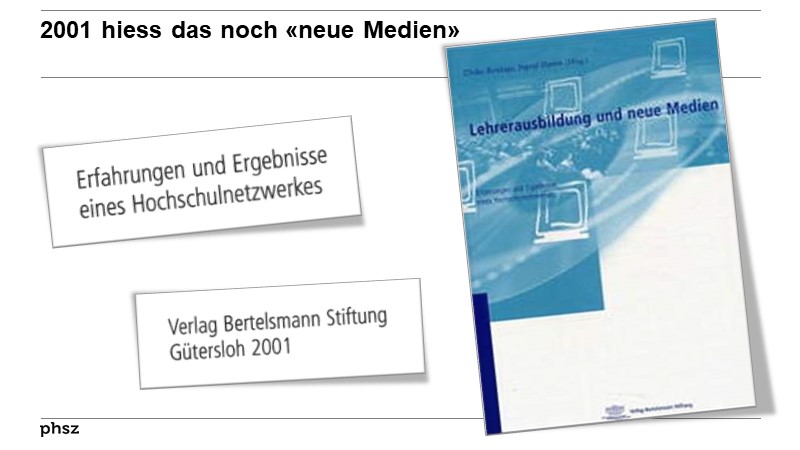 2001 hiess das noch «neue Medien»