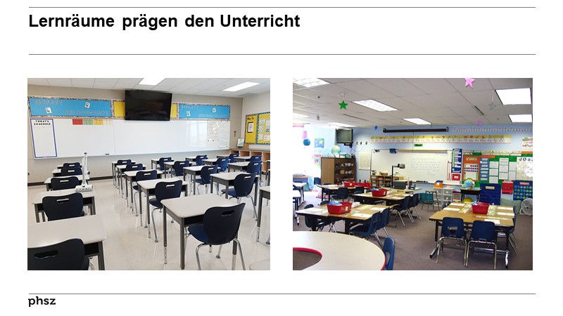 Lernräume prägen den Unterricht