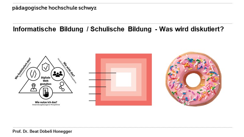 Informatische Bildung / Schulische Bildung - Was wird diskutiert?