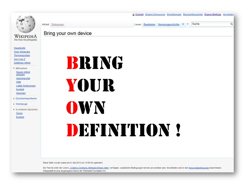 Bring Your Own Definition