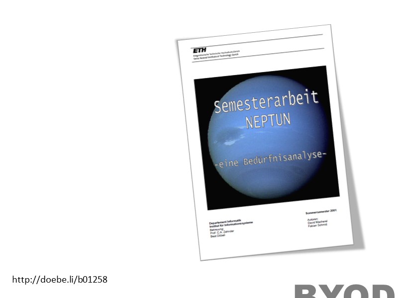 ergebnis der Semesterarbeit zu Neptun