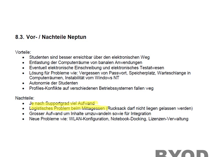 Was meinen die Informatikdienste II