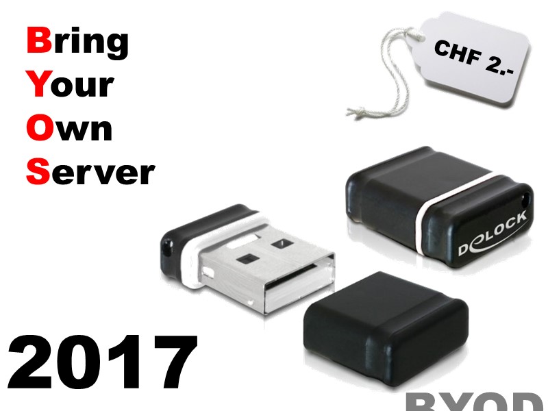 Bring your own Server für 2. Franken?