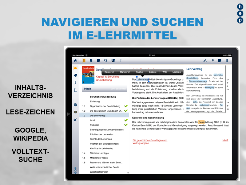 Navigieren und Suchen