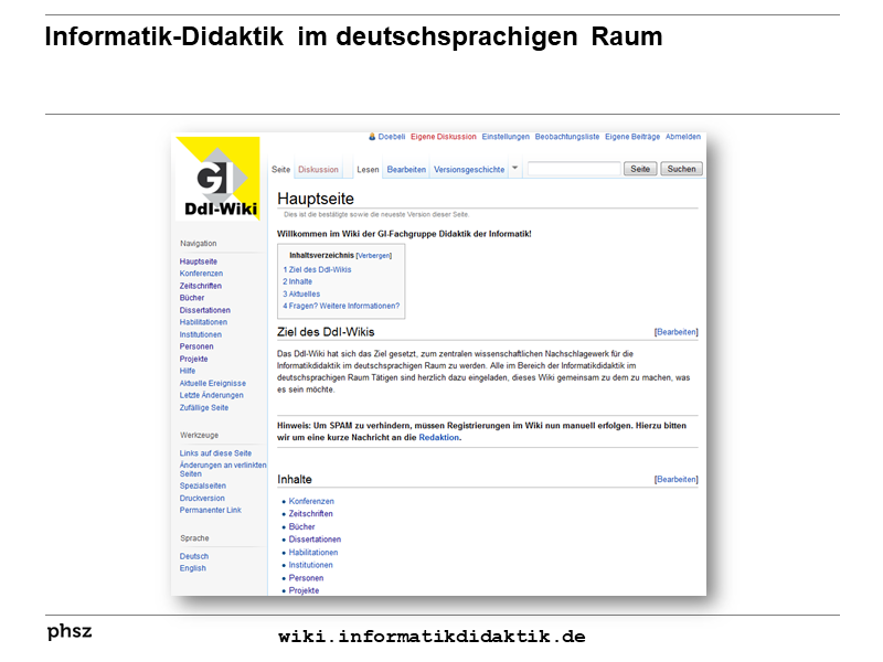 Informatik-Didaktik im deutschsprachigen Raum