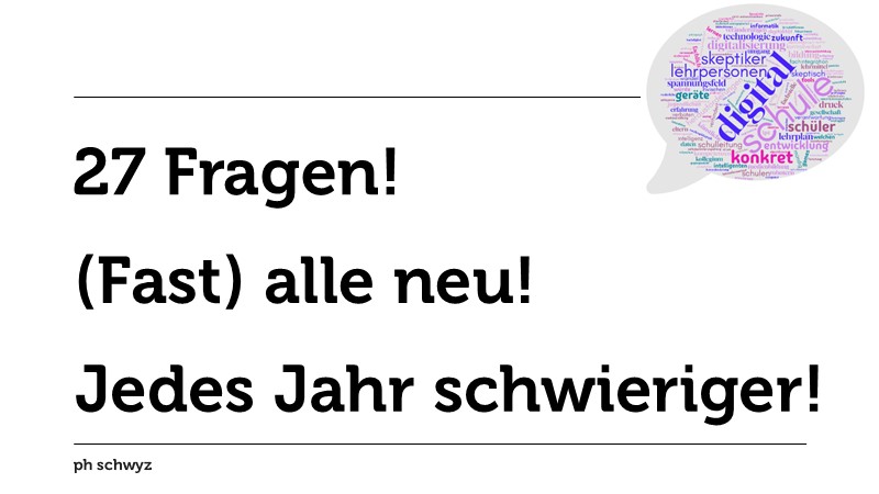 27 Fragen!