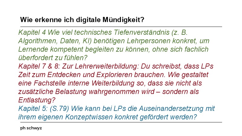 Wie erkenne ich digitale Mündigkeit?