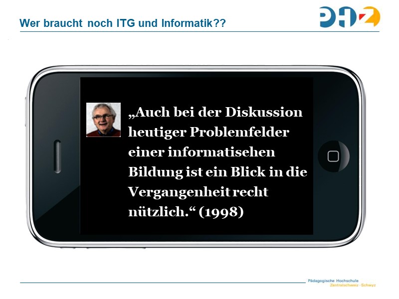 Nützlicher Blick in die Vergangenheit