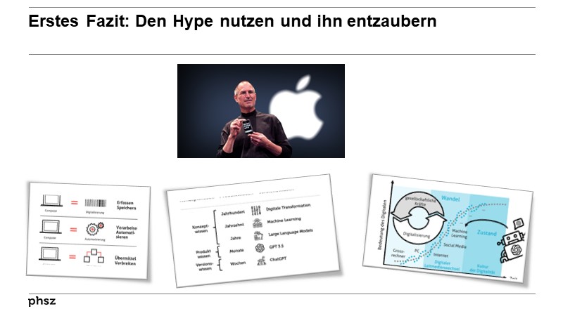 Erstes Fazit: Den Hype nutzen und ihn entzaubern 