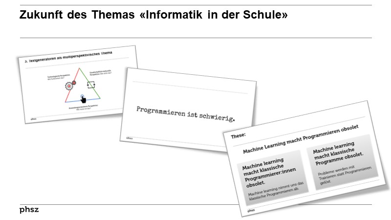 Zukunft des Themas «Informatik in der Schule»