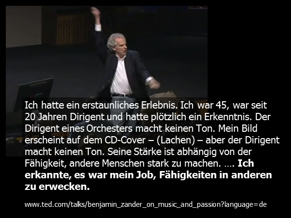 Es war mein Job, Fähigkeiten in anderen zu erwecken