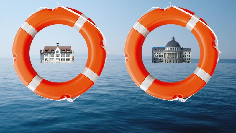 Zwei unterschiedliche Sphären