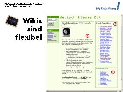 Wikis sind flexibel