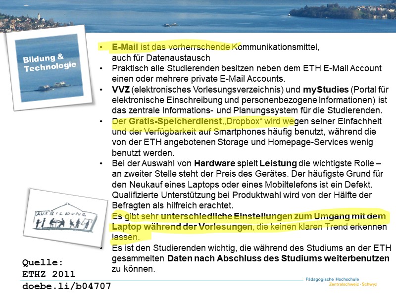 FIT4Campus: ETH-Studie (II)