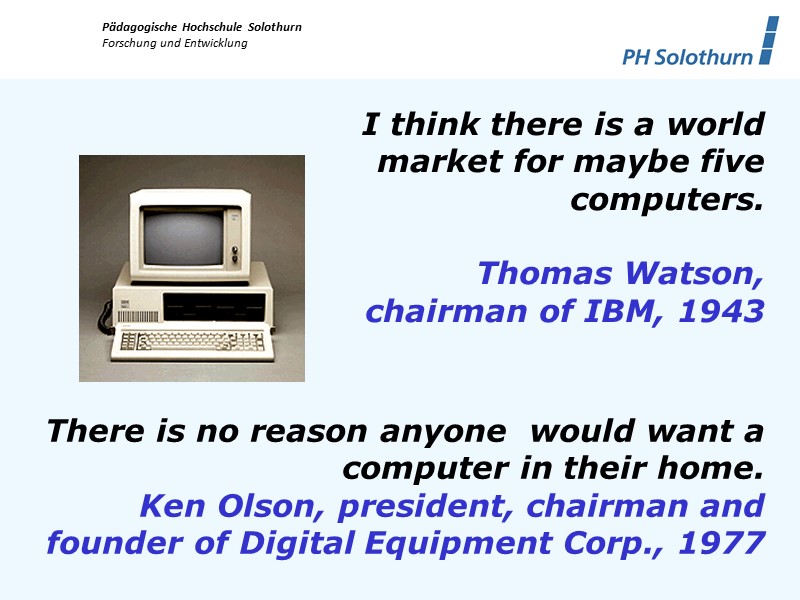 Zukünftige Entwicklungen