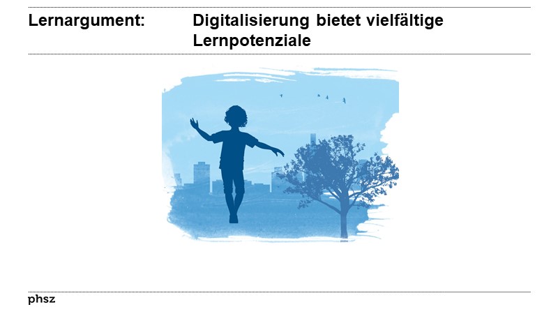 Lernargument: 	Digitalisierung bietet vielfältigeLernpotenziale
