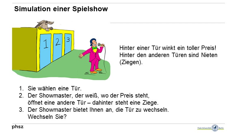 Simulation einer Spielshow