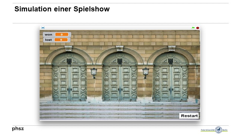Simulation einer Spielshow