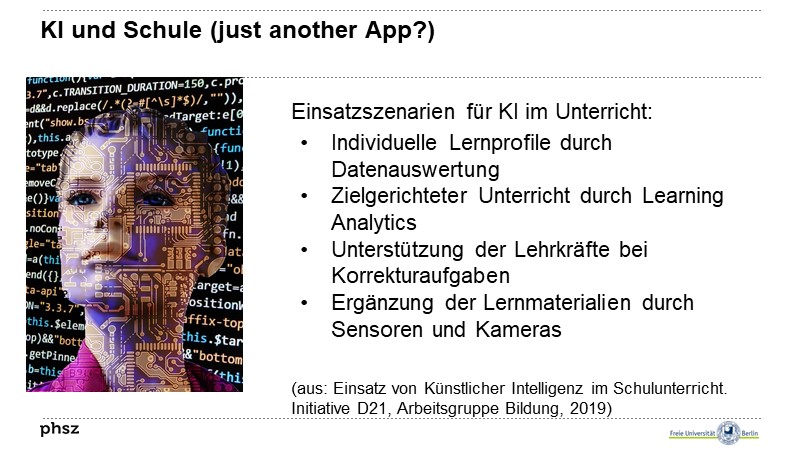 KI und Schule (just another App?)
