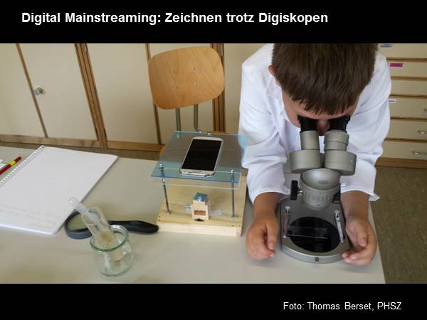 Digital Mainstreaming: Zeichnen trotz Digiskopen