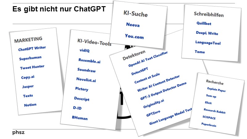 Es gibt nicht nur ChatGPT