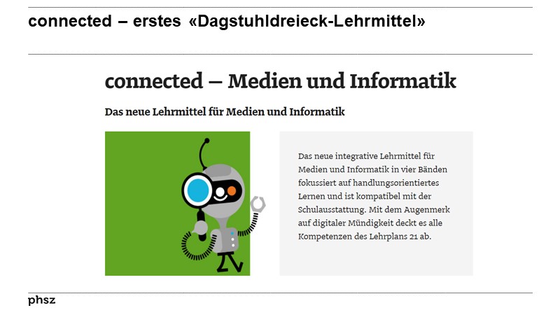connected - erstes «Dagstuhldreieck-Lehrmittel»