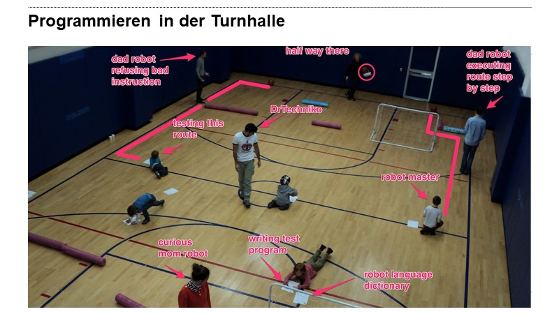 Programmieren in der Turnhalle