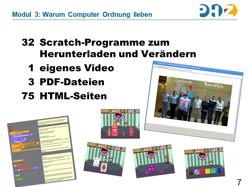 Modul 3: Warum Computer Ordnung lieben