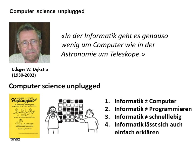 Computer Science unplugged