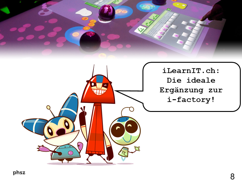 iLearnIT.ch als Ergänzung zur i-factory