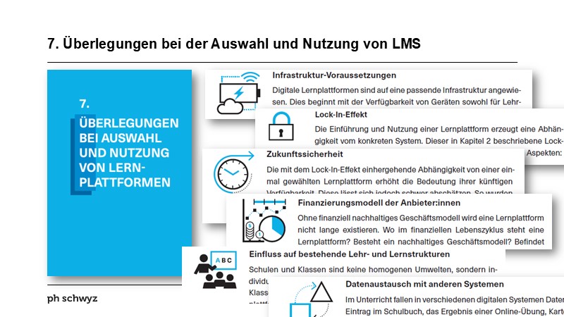 7. Überlegungen bei der Auswahl und Nutzung von LMS