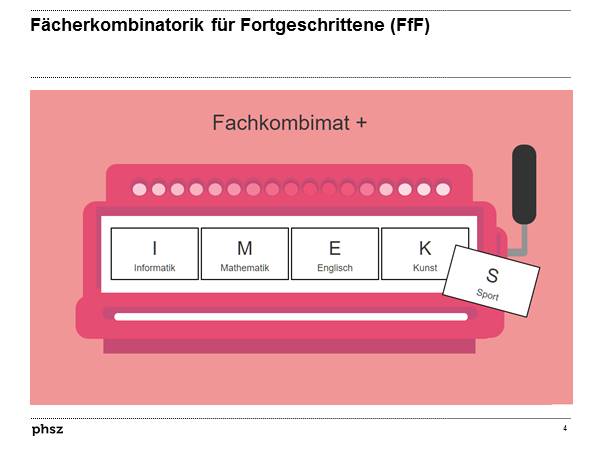 Fächerkombinatorik für Fortgeschrittene (FfF)