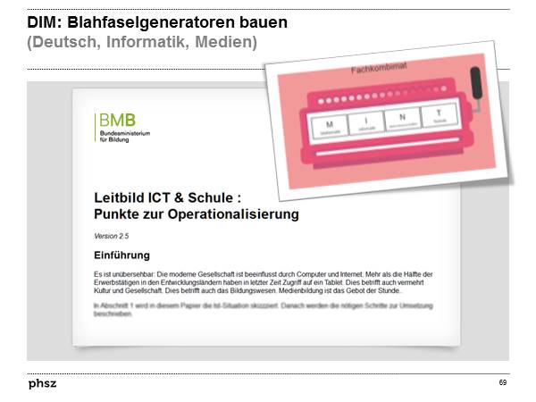 Blahfaselgeneratoren bauen