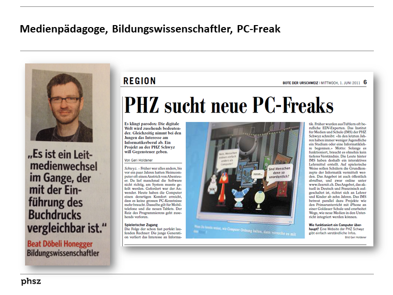  Medienpädagoge, Bildungswissenschafter, PC-Freak 