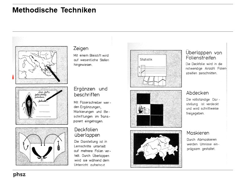  Methodische Techniken