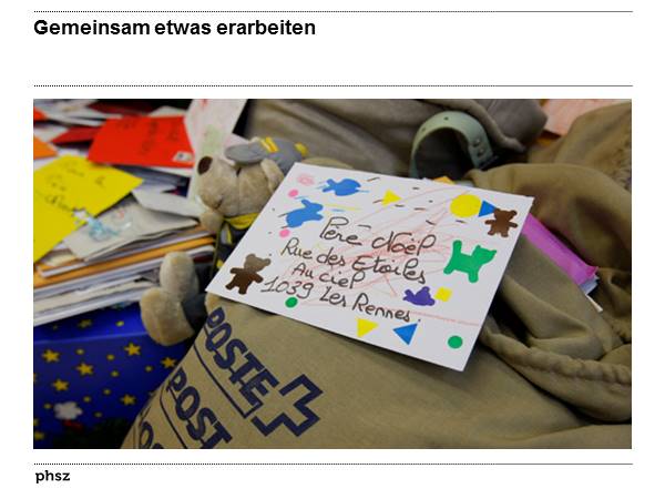 Gemeinsam etwas erarbeiten