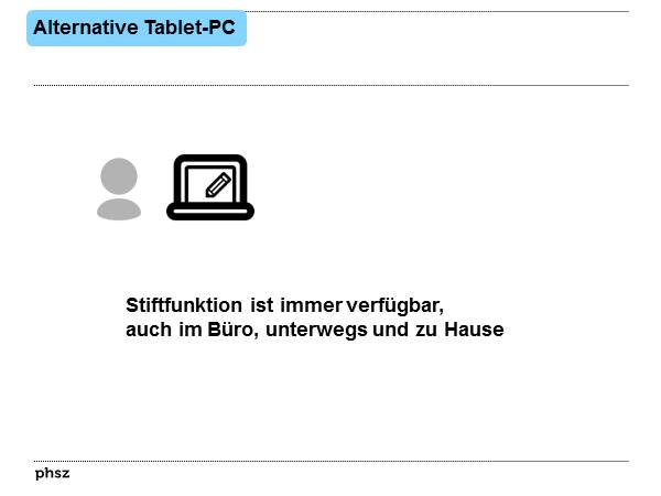 Alternative Tablet-PC (II)