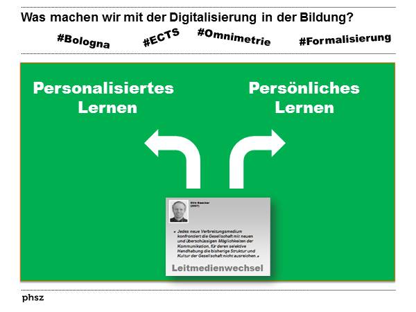 Was machen wir mit der Digitalisierung in der Bildung?